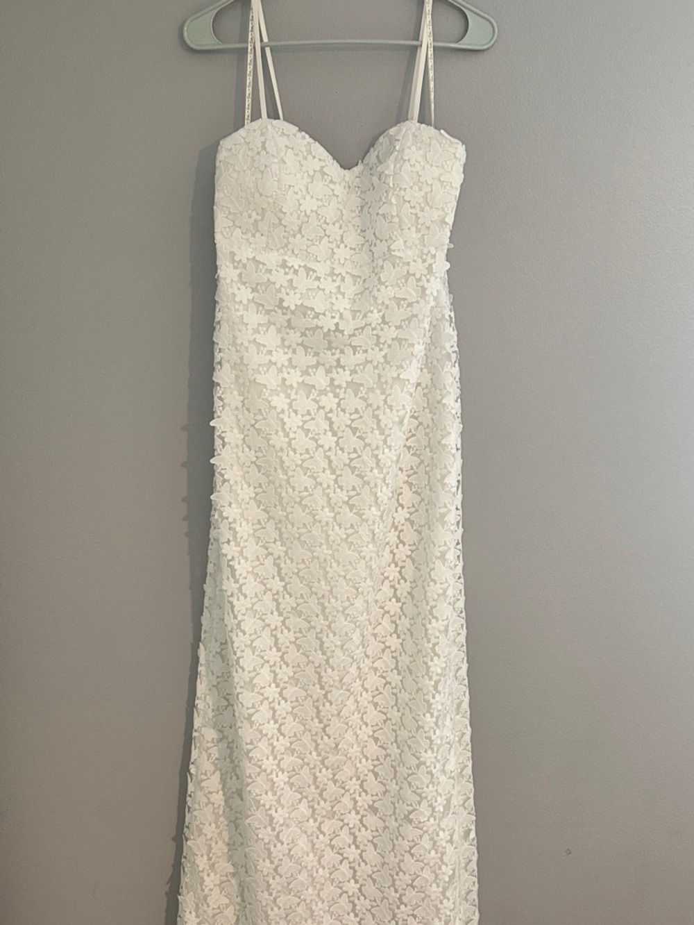 Lilly Pulitzer White Gillian Lace Maxi Dress Butterfly Size 8 - Picture 2 of 15
